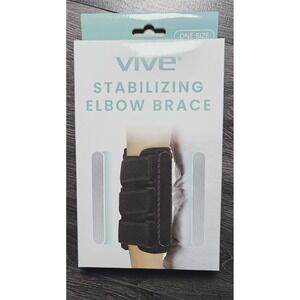 VIVE Stabilizing Elbow Brace One Size Fits Most‎ Dual Splint Support Reversible